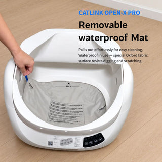 Early Bird Pre-order (€10 Deposit)-Catlink Open-X Open Pro Top Self-cleaning Cat Litter Box - Catlink EU