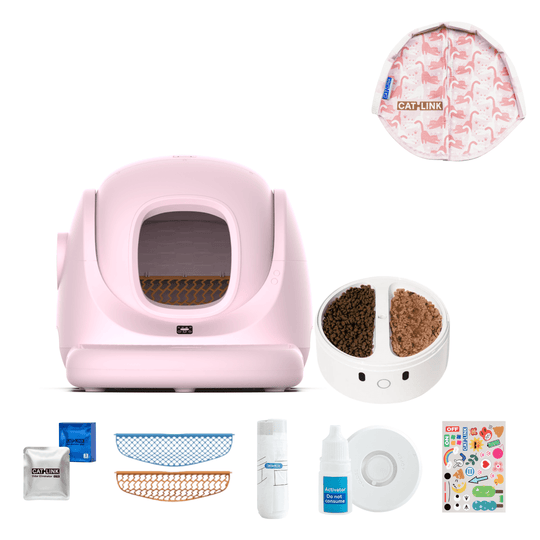 Litter Box, Feeder & Water Fountain Complete Set - Catlink EU