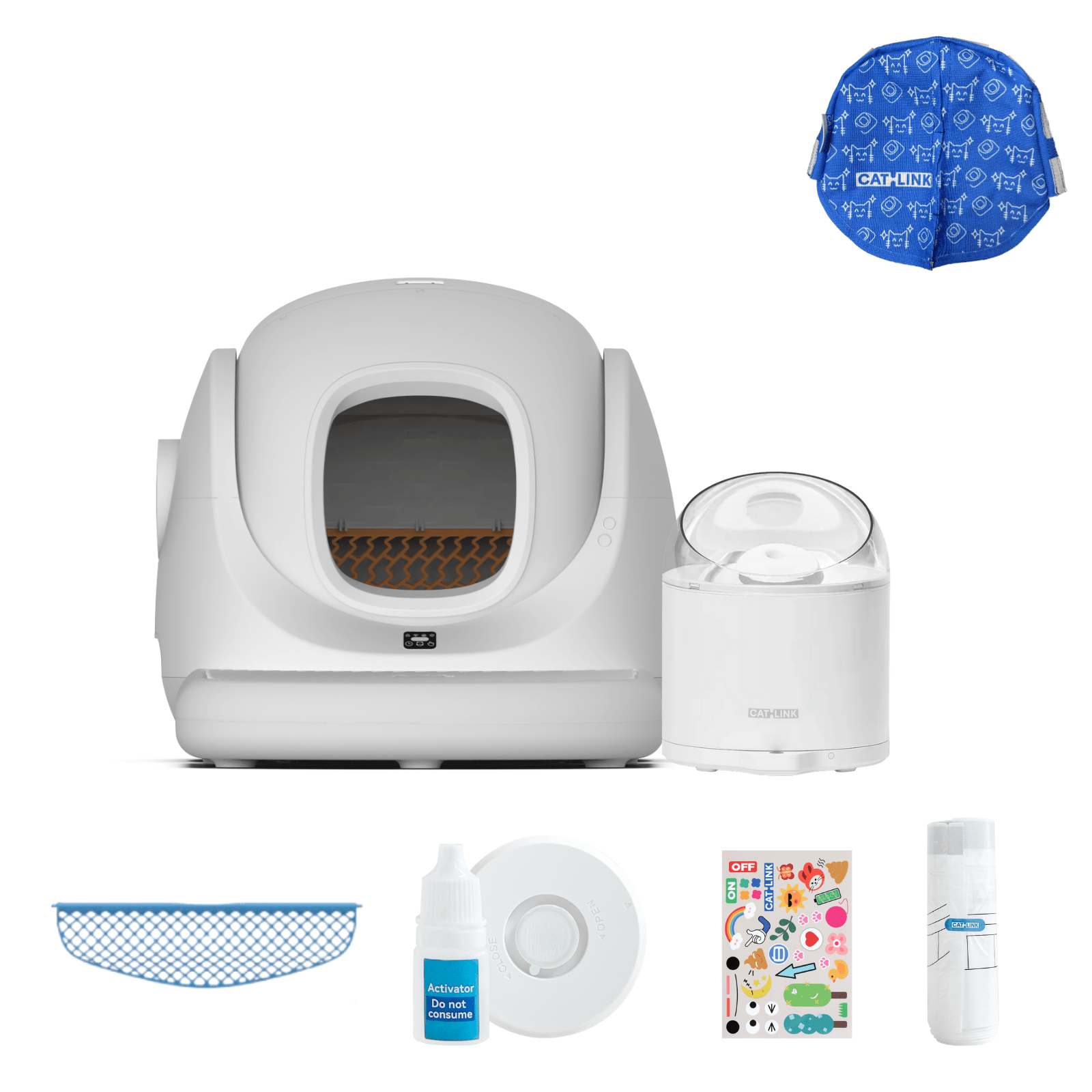 Litter Box, Feeder & Water Fountain Complete Set - Catlink EU