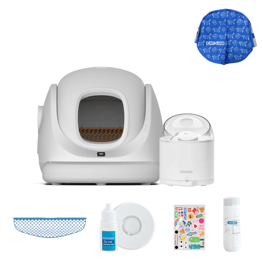 Litter Box, Feeder & Water Fountain Complete Set - Catlink EU