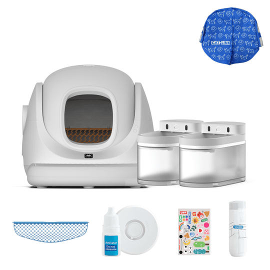 Litter Box, Feeder & Water Fountain Complete Set - Catlink EU