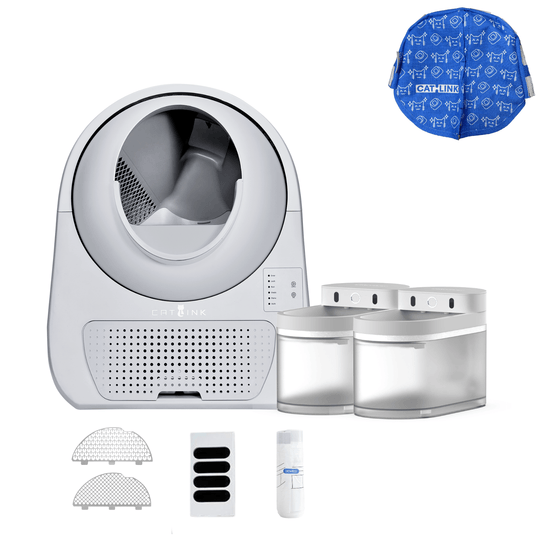Litter Box, Feeder & Water Fountain Complete Set - Catlink EU