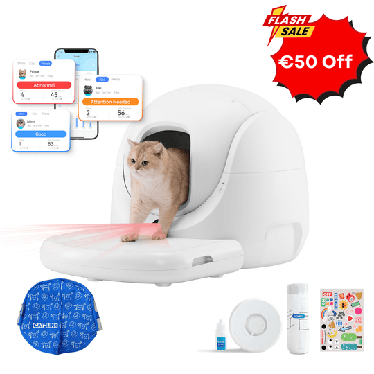 Pre - order:Catlink Baymax (White) Self - Cleaning Litter Box - Catlink EU