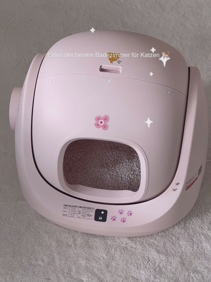 CATLINK Baymax Sakura – Litieră automată cu auto-curățare