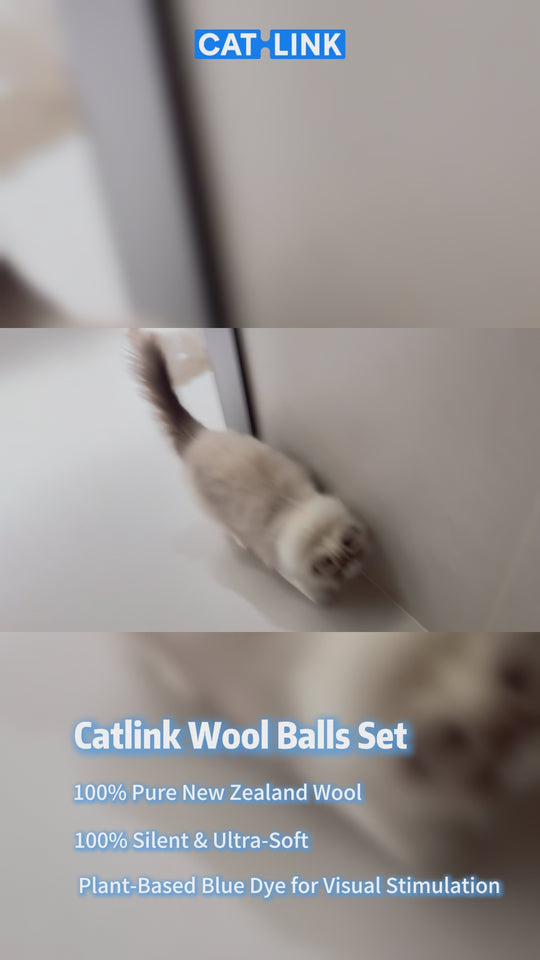 Set bile de lână Catlink - Jucărie pentru pisici